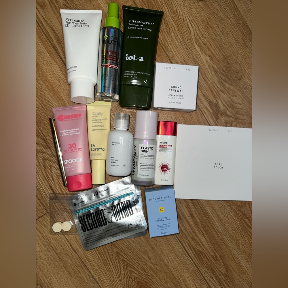 Assorted Women’s Skincare Set by Various Brands - Pink, White, Green, Yellow